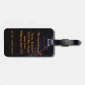 Kinder buitenkant Raket Bagagelabel (Achterkant horizontaal)