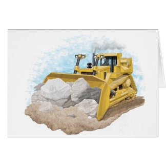 Kinder Bulldozer Card