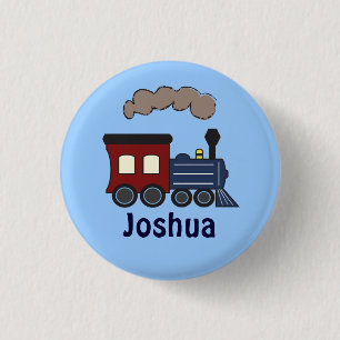 Kinder Button van de "Train Birthday"-partij