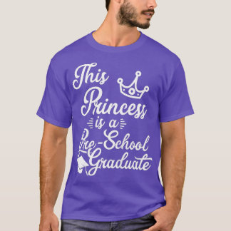 Kinder cadeautjes voor meisjes voor het Afstuderen T-shirt