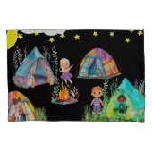 Kinder camping kussensloop (Voorkant)