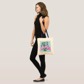 Kinder Canvas tas Aangepaste naam School/Bibliothe (Voorkant (model))