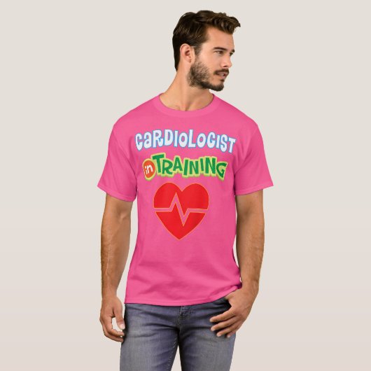 Kinder cardioloog in opleiding voor kinderen t-shirt (Voorkant volledig)