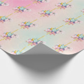 Kinder carrousel Elephant Wrapping Paper Cadeaupapier (Hoek)
