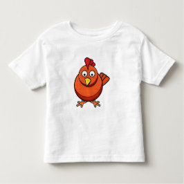 Kinder Cartoon Chicken T-Shirt