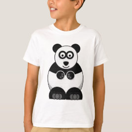 Kinder Cartoon Panda T-Shirt