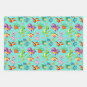 Kinder Cartoons Inpakpapier Vel (Voorkant 2)