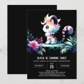 Kinder Castle Tiger verjaardag Kaart (Voorkant / Achterkant)