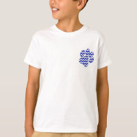 KINDER Chevron Paw SS White T-shirt