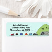 Kinder Choo Choo trein Adresetiketten Etiket (Insitu)
