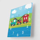 Kinder Choo Choo trein  Vierkante Klok (Hoek)