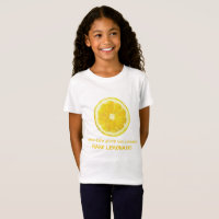 Kinder citroen T-shirt.