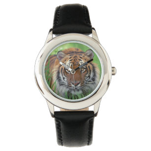 Kinder Classic Horloge/Wildlife Tijger Horloge