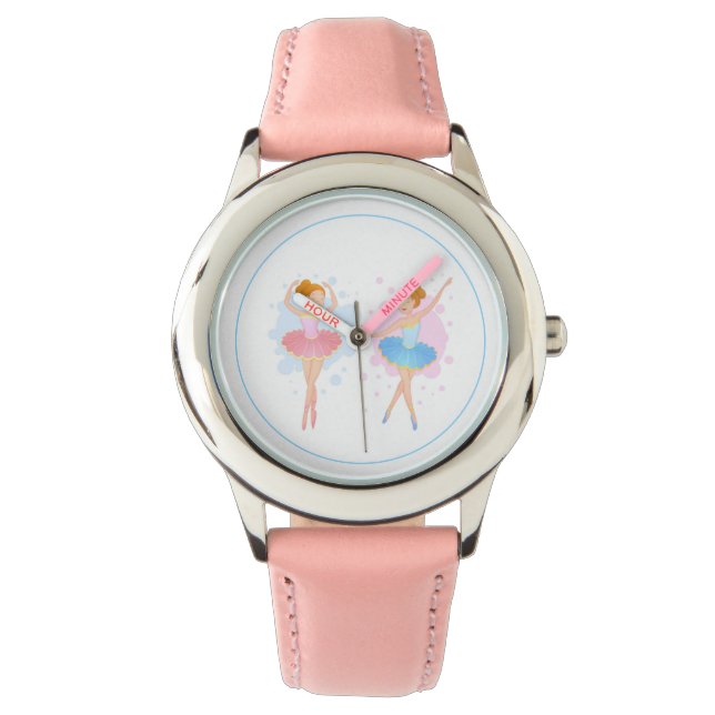 Kinder Classic Watch-Ballerinas Horloge (Voorkant)