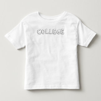 Kinder College Humor T-Shirt - Hand Schets Letteri