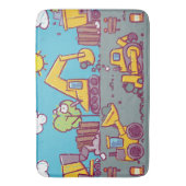 Kinder constructie thema badmat of vloerkleed (Voorkant Verticaal)