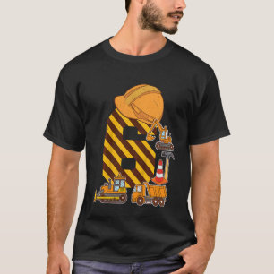 Kinder constructietransport 6e verjaardag Jongen g T-shirt