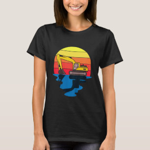 Kinder constructievoertuig-graafmachine t-shirt