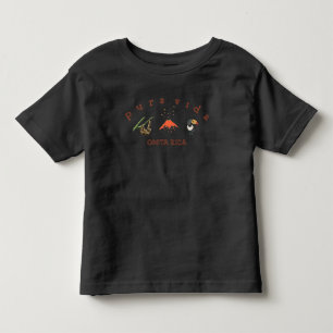 Kinder Costa Rica Sloth Volcano Toucan Souvenir T- Shirts