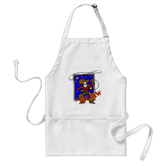 Kinder Cowboy Apron Standaard Schort (Voorkant)