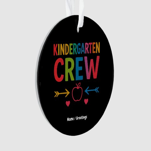 Kinder Crew Funny Kindergarten Fun Retour À L'Écol (devant)