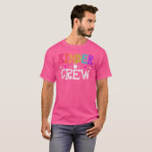 Kinder Crew Kindergarten Onderwijzer 1e dag van de T-shirt (Voorkant volledig)
