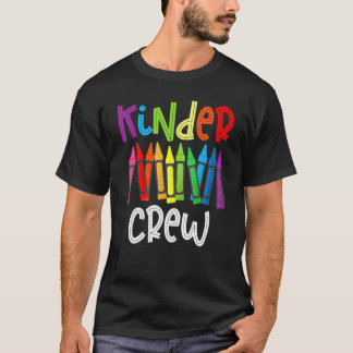 Kinder Crew Kleuterleerkracht 1e schooldag T-shirt