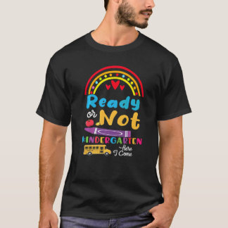 Kinder Crew Kleuterleerkracht 1e schooldag T-shirt