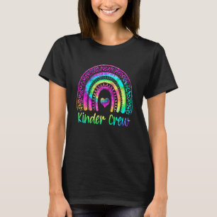 Kinder Crew Kleuterschool Leraar Regenboog Liefde T-shirt