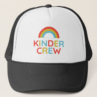 Kinder Crew Regenboog – Schattige Pastel Terug naa Trucker Pet