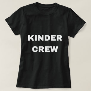 Kinder Crew T-shirt, Kinder Crew Onderwijs T-shirt