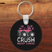 Kinder Crush Breast Cancer Awareness Monster Truck Sleutelhanger (Voorkant)