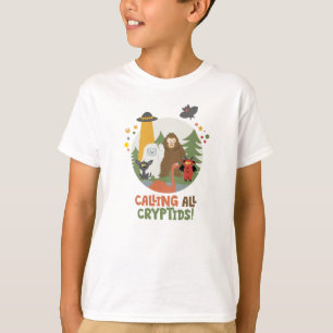 Kinder Cryptid Club T-shirt