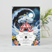 Kinder Custom Circus Birthday Kaart (Staand voorkant)