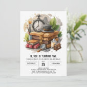 Kinder Custom Detective Verjaardag Kaart (Staand voorkant)