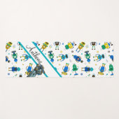 Kinder Custom Robot Yoga Mat (Voorkant (horizontaal))
