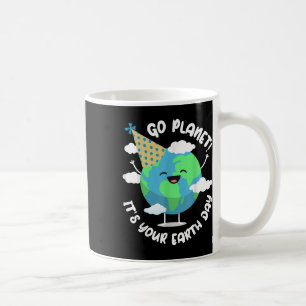Kinder Cute Earth Day Go Planet the Your Earth Day Koffiemok