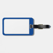 Kinder Cute Green Fish Personaliseren Bagagelabel (Achterkant horizontaal)