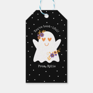 Kinder Cute halloween Ghost Cadeaulabel