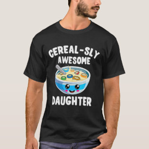 Kinder Cute Sibling Matching Daughter Family Cerea T-shirt