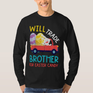 Kinder Cute zal Brother T-shirt Paaseieren verhand