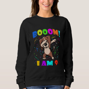 Kinder Dabbing Beagle Boem Ik Ben 9 Jongens Meisje Trui