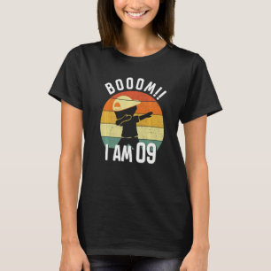 Kinder Dabbing Birthday 9 jaar oude outfit Boys Bo T-shirt