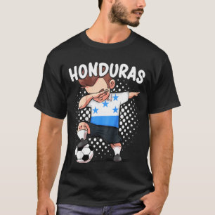 Kinder Dabbing Voetballer Honduras Voetbal Hondura T-shirt
