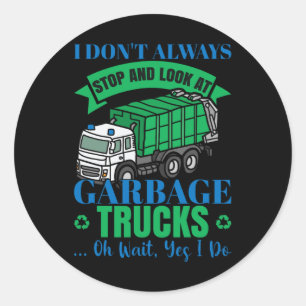 Kinder Dag van de Garagewagen Ronde Sticker