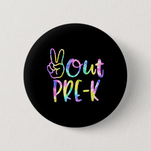 Kinder dag van de schoolvrede in het voorschoolse ronde button 5,7 cm