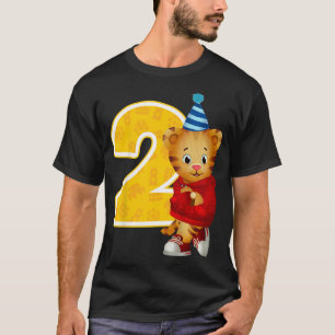 Kinder Daniel Tiger's buurt Mijn tweede verjaardag T-shirt