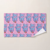 Kinder dansen olifant madeliefje badhanddoek set bad handdoek (Handdoek)