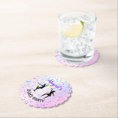 Kinder dansschaduwen van kleur en sterren overal kartonnen onderzetters (Insitu)