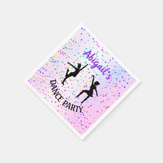 Kinder dansschaduwen van kleuren en sterren over d servet (Hoek)